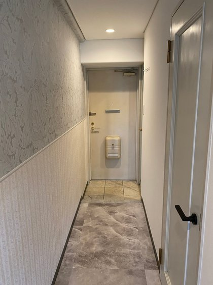 朝日プラザ岡山サウスフロントの玄関