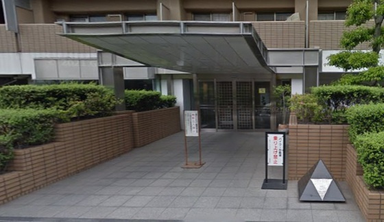 朝日プラザ岡山サウスフロントのエントランス
