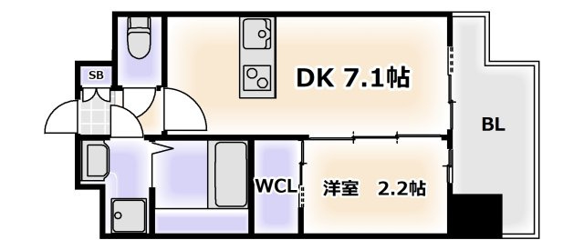 【間取り】 | セレニテ難波ミラク弐番館