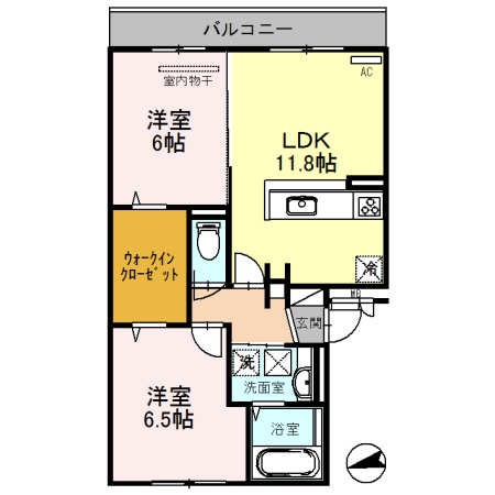 カーサ ルミノサ　トレの間取り