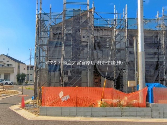 さいたま市見沼区南中野ガーデンパーク3期の前面道路含む現地写真