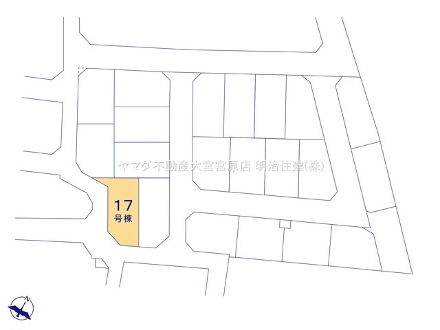 さいたま市見沼区南中野ガーデンパーク3期の区画図