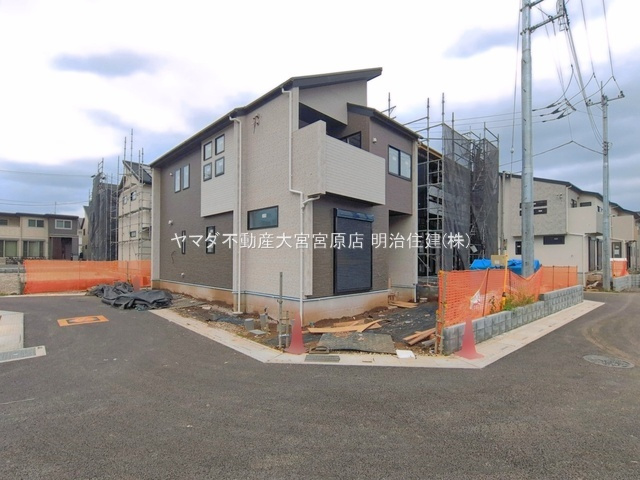 さいたま市見沼区南中野ガーデンパーク3期の前面道路含む現地写真