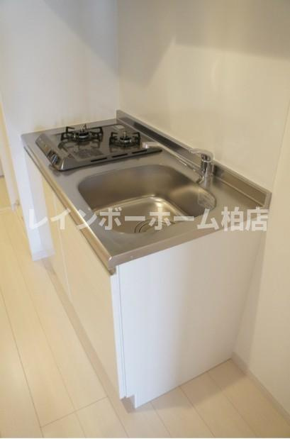 【仲介手数料：50％OFF】対象物件！のキッチン|２口ガスコンロです