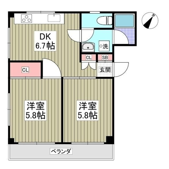 【間取り】 | セブンスターハイツ