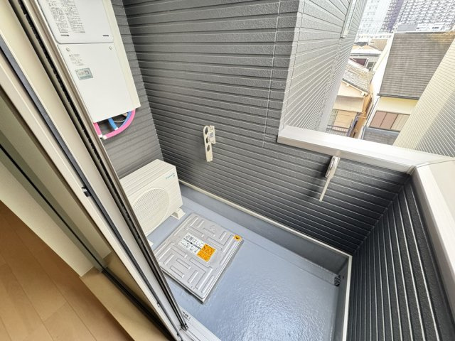 F＋style八尾北本町1号館のバルコニー