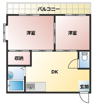 サニーハイツ根上の間取り