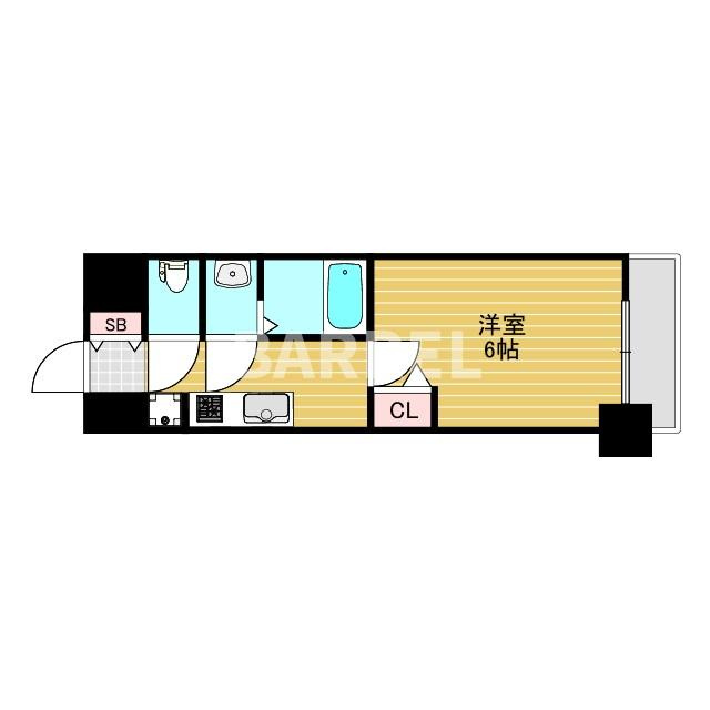 スプランディッド新大阪WESTの間取り
