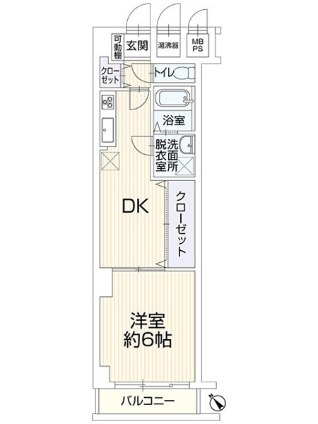 【間取り】 | 皐月マンション博多☆仲介手数料無料☆