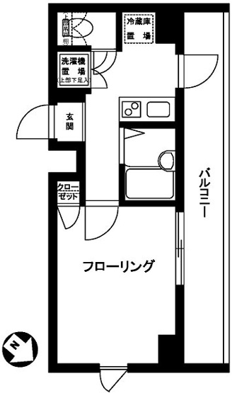 【間取り】 | ルーブル西五反田弐番館