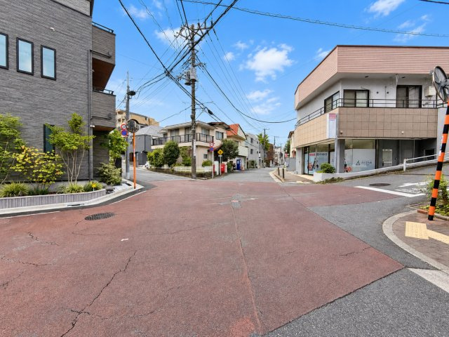 大田区西馬込2丁目の前面道路含む現地写真