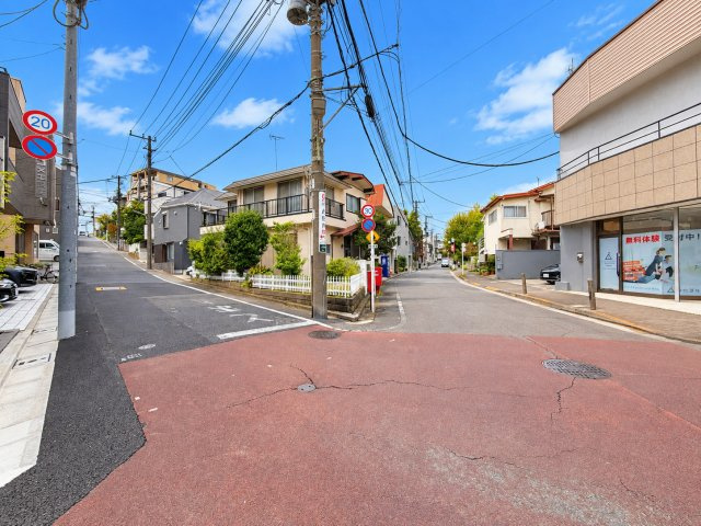 大田区西馬込2丁目の前面道路含む現地写真