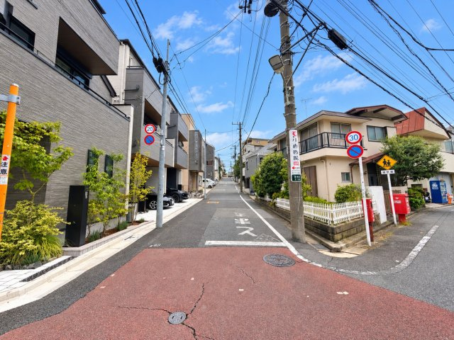 大田区西馬込2丁目の前面道路含む現地写真