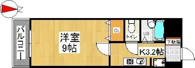 ウィングス片野IIの間取り