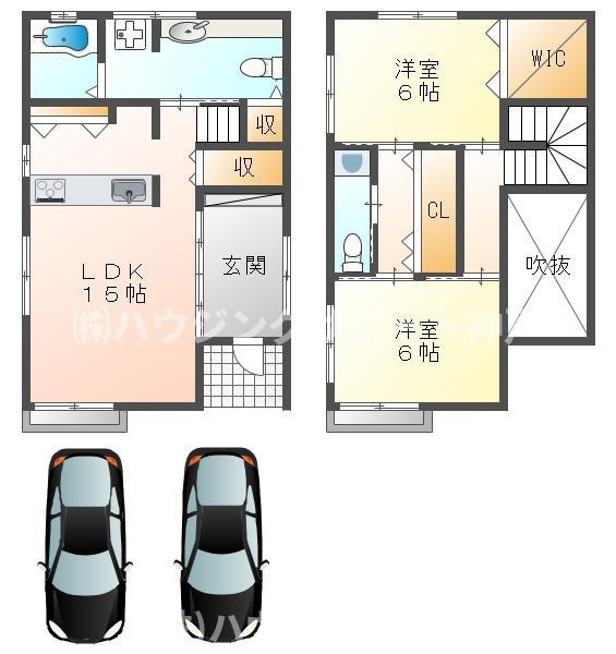 前開南町1丁目戸建の間取り