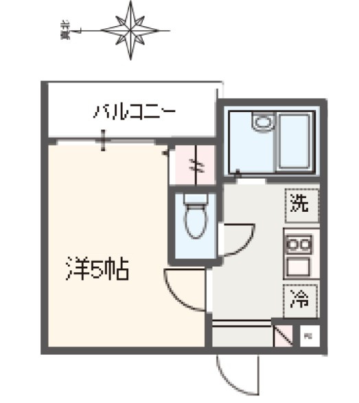 MELDIA扇大橋Ⅲの間取り