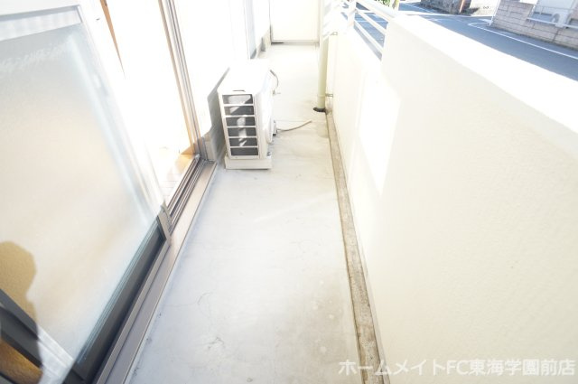 熊本市中央区帯山４丁目の賃貸マンションのバルコニー