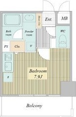 レジディア高岳の間取り