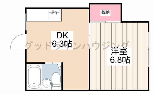 ヒルハイツＣ棟の間取り