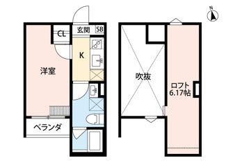 【間取り】 | ＡＳＳＯ　二条通