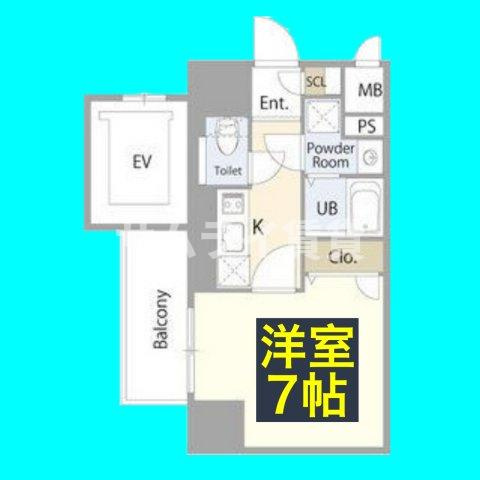 エスリード大須デュオの間取り