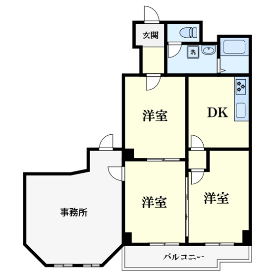 【間取り】 | 新大阪末広第1ハイツ