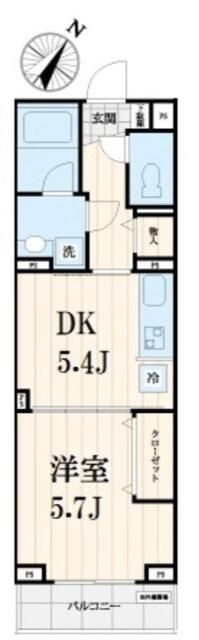 グランデール中目黒の間取り