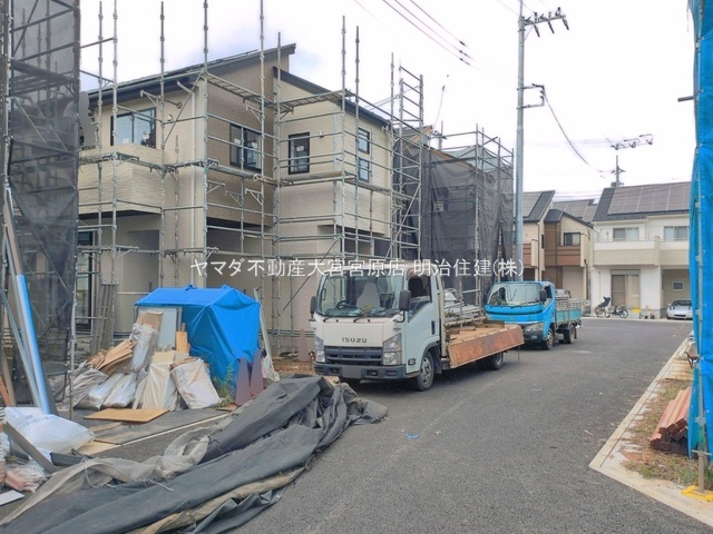 さいたま市見沼区南中野ガーデンパーク3期の前面道路含む現地写真