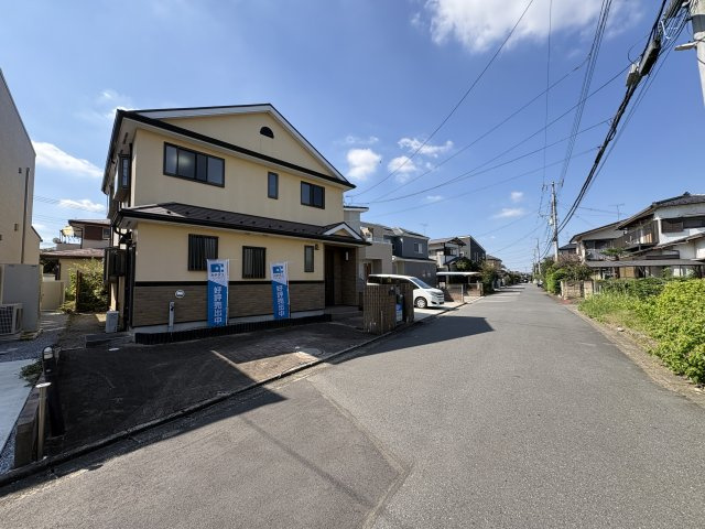 野田市日の出町の前面道路含む現地写真