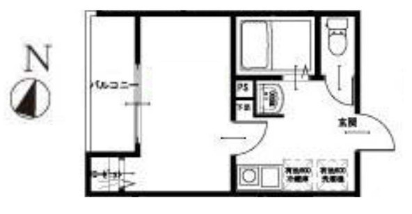 MELDIA竹ノ塚Ⅲの間取り