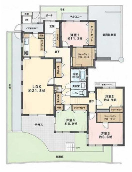 ガーデン鷹番の間取り