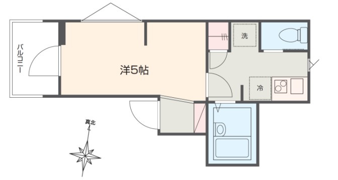 MELDIA北綾瀬Ⅶの間取り