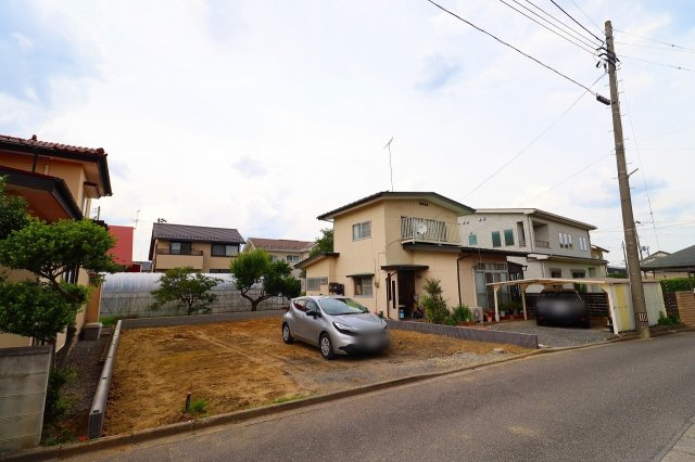 新築戸建・新築建売　郡山市安積町荒井十九夜　安積第一小・安積中の前面道路含む現地写真|前面道路　南側幅員4.0ｍ公道