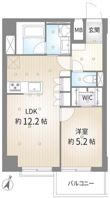 ライオンズマンション余丁町の間取り