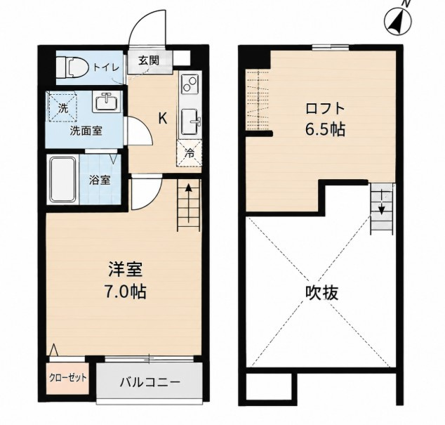 グリシーヌ西鶴間の間取り