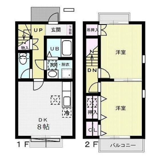 サンライズBの間取り
