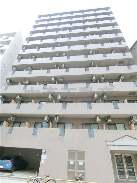 メインステージ平和島の外観|1999年4月築　SRC鉄骨鉄筋コンクリート造地上12階建て総戸数78戸の分譲賃貸マンション　京急本線平和島駅近、大森海岸駅と大森町駅も徒歩圏内の東京都大田区大森北6丁目