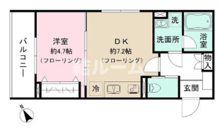 板橋区大山西町の賃貸マンションの間取り