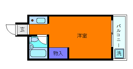 シルバーハイツ御影の間取り