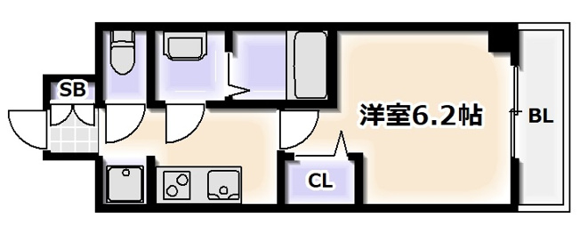 【間取り】 | ファステート大正駅前トロフィ