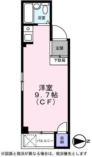 コーポスリーサンズの間取り|間取り図