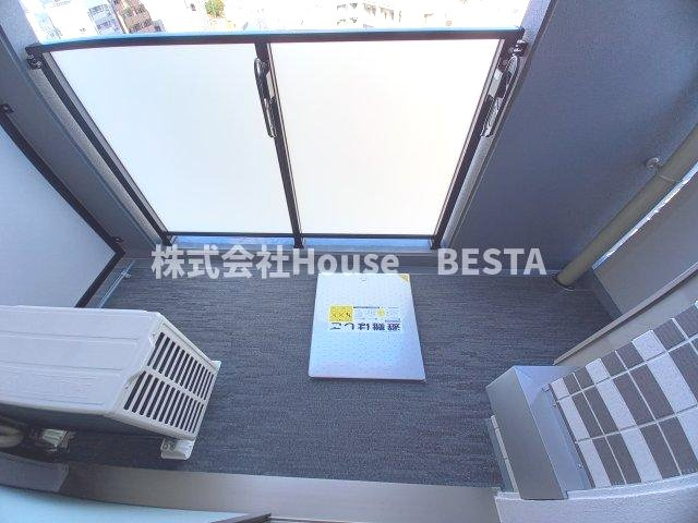Alivis神戸駅前のバルコニー