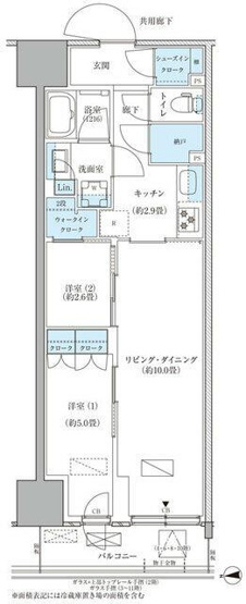 【間取り】 | パークアクシス品川天王洲アイル
