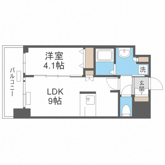 【間取り】 | プレサンス大手前ピリオド