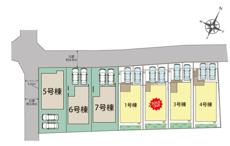 千葉市緑区平山町１期の区画図