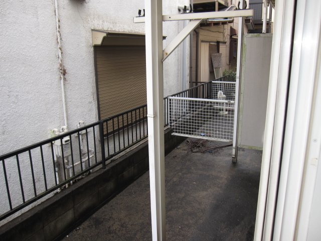 ハイツ嶋のバルコニー
