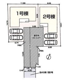 【区画図】 | ご家族様のプライベート空間が確保できる素敵な間取りです。また敷地ゆったりですので、おうち時間を楽しむのにもぴったりですね♪