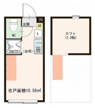 ハーモニーテラス久我山Ⅱの間取り