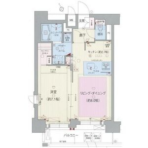 プレサンス鶴舞公園WESTの間取り