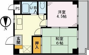 グリーンハイム吉澤Ⅱの間取り